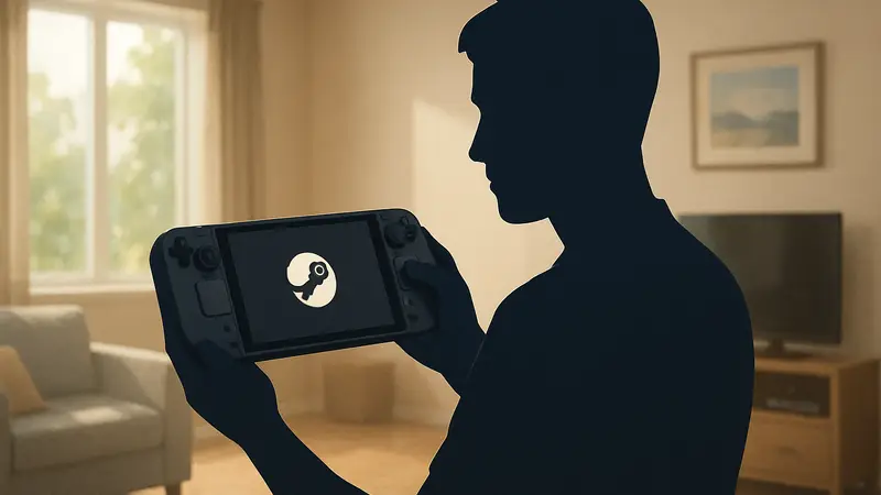 Изображение Steam Deck 2: концепт или силуэт нового портативного игрового устройства Valve