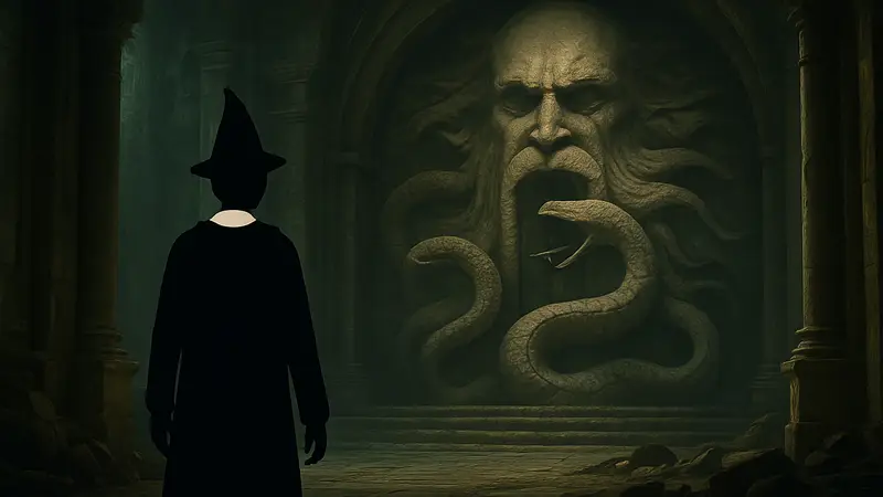 Скриншот из Hogwarts Legacy с отсылкой к Тайной комнате, обнаруженной фанатом