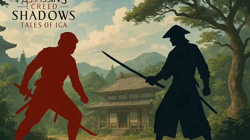 Изображение обложки или главных персонажей приквела Assassin's Creed Shadows Tales of Iga