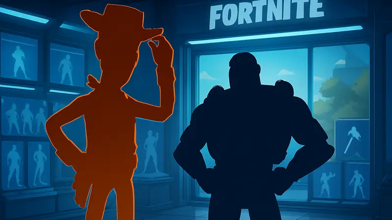 Скины Вуди и Базза Лайтера из "Истории игрушек" в Fortnite, магазин предметов.