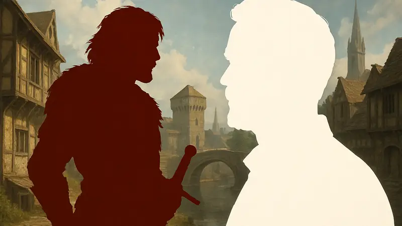 Портрет актёра Алека Ньюмана и изображение Клиффа из игры Crimson Desert.