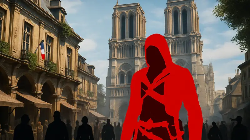 Assassin's Creed Unity на PlayStation 5 в 4K разрешении, скриншот с улучшенной графикой
