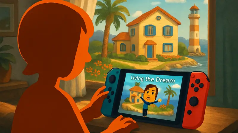 Игровой персонаж Mii в демо Tomodachi Life: Living the Dream на Nintendo Switch