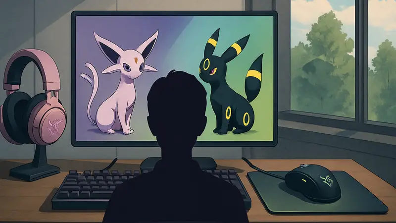 Игровые аксессуары Razer Pokemon Эспеон и Амбреон.