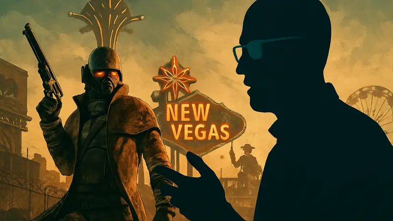 Джош Сойер из Obsidian обсуждает сиквел Fallout New Vegas на фоне артов игры.