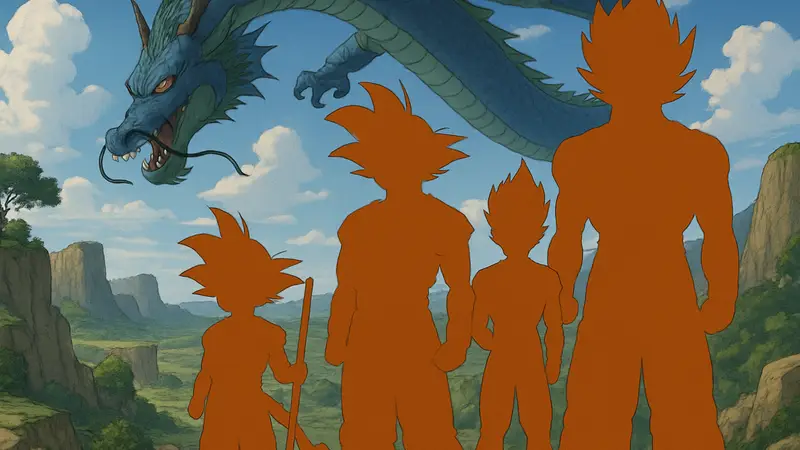 Изображение персонажей из неофициального китайского сиквела Dragon Ball Zeroverse, обложка манги