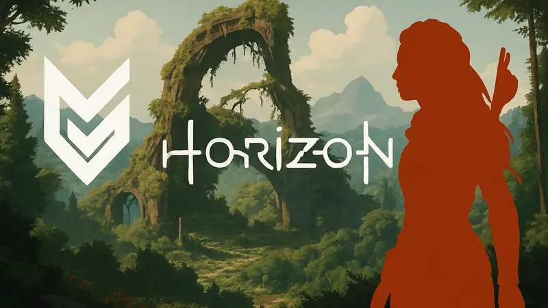 Guerrilla Games, логотип Horizon, Элой, одиночные игры, игровая индустрия