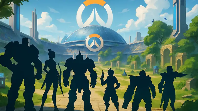 Герои Overwatch на новой карте режима Stadium в стиле MOBA