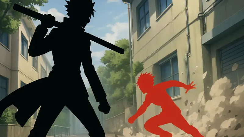 Кадры из 3 эпизода 2 сезона аниме Mission: Yozakura Family, показывающие Синдзо и Тайо в действии.