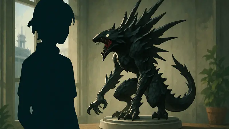 Модель оперативника Mon3tr из игры Arknights, статуэтка Apex-Toys.