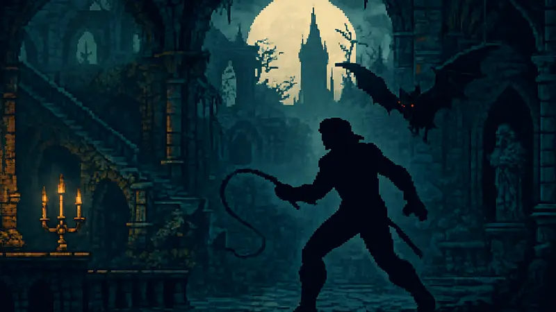 Castlevania Belmont's Curse, скриншот геймплея 2D