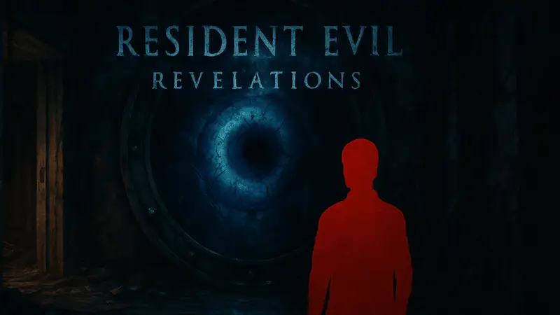 Логотип Resident Evil Revelations на темном фоне, символизирующий плохие новости для фанатов игры.