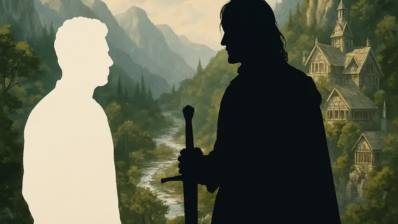 Энди Серкис и Арагорн из Властелина Колец.