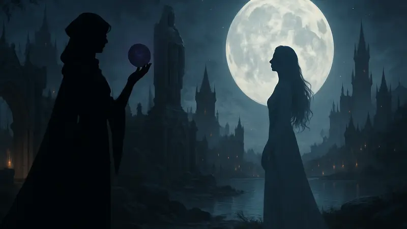 Косплей богинь Шар и Селунэ из Baldur’s Gate 3 от Lada Lyumos и Lady Melamori