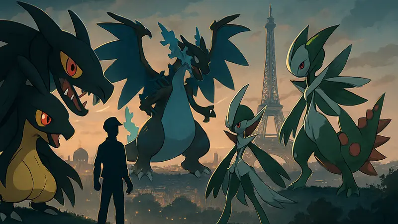 Мега-эволюции покемонов из Pokémon Legends: Z-A в симуляторе Champions.