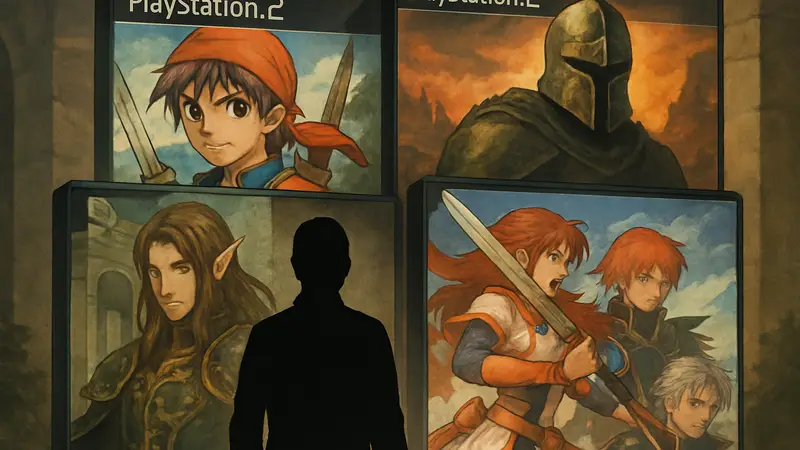 Коллаж из обложек классических RPG с PlayStation 2, ожидающих ремастера.