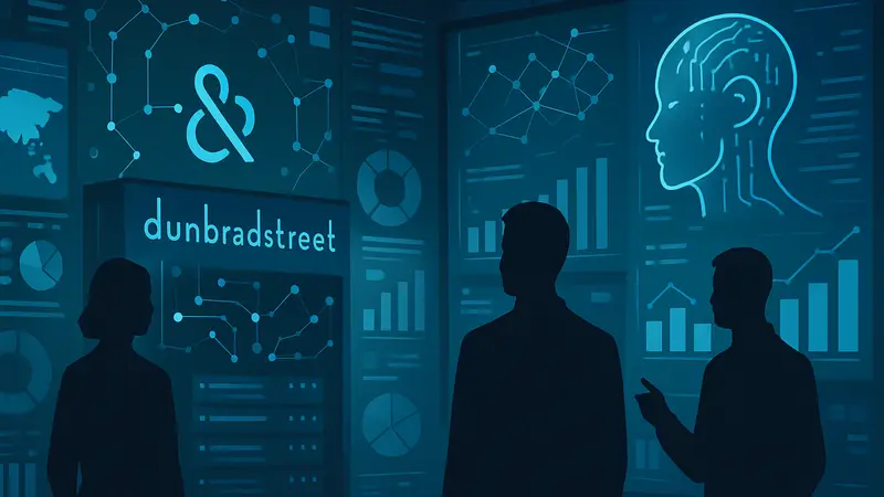 Визуализация базы данных Dun & Bradstreet с элементами ИИ и бизнес-аналитики.