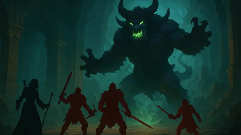 Игроки World of Warcraft сражаются с боссом в рейде без боевых аддонов.