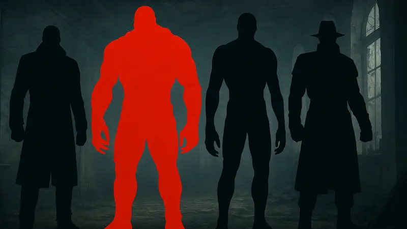 Изображение различных версий Тирана из игр Resident Evil, включая Mr. X и Немезиса