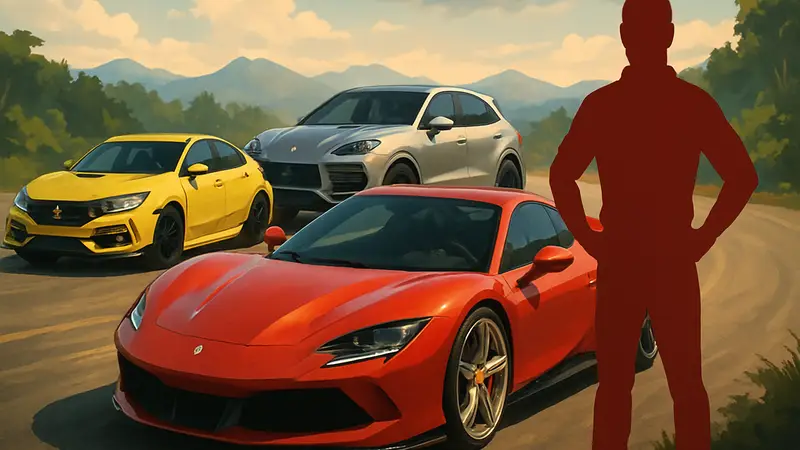 Изображение Forza Horizon 6 Car Pass с новыми автомобилями и логотипом игры.