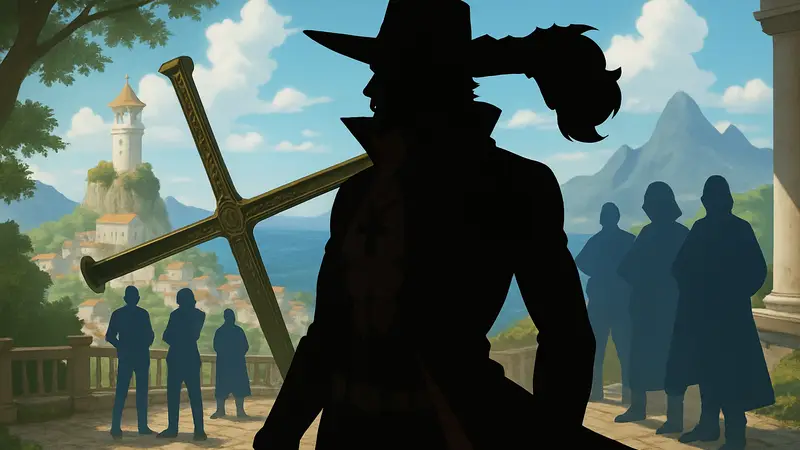 Дракуль Михоук из аниме One Piece, сильнейший мечник и его причины не стать Йонко.