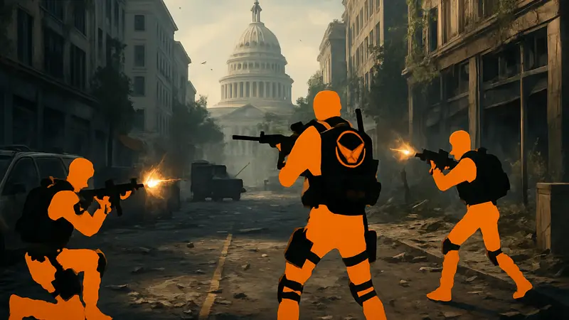 Агенты The Division 2 ведут перестрелку на улицах Вашингтона