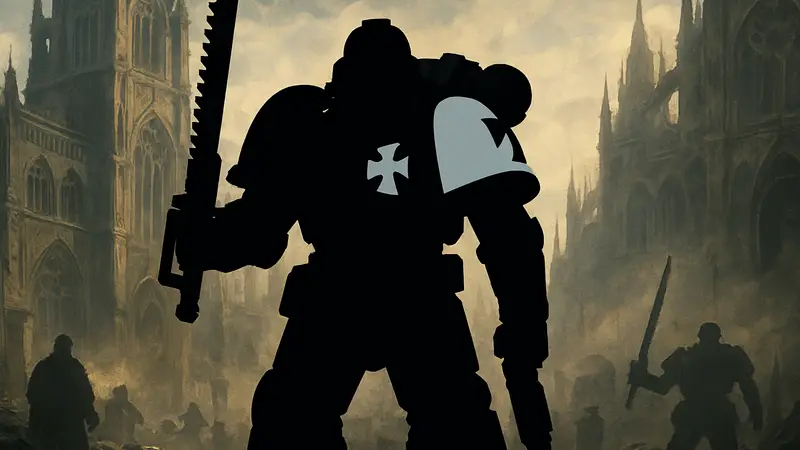Коллекционная фигурка Экзекратора из ордена Чёрных Храмовников Warhammer 40,000