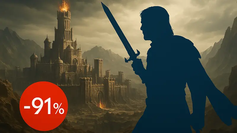 Обложка игры Middle-earth: Shadow of War со скидкой 91% на распродаже Fanatical
