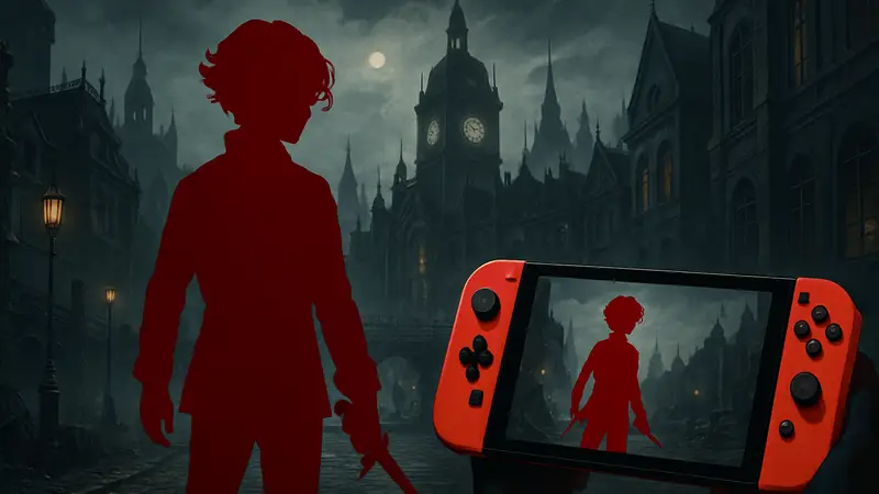 Скриншот Lies of P с Пиноккио, демонстрирующий готическую атмосферу игры на Nintendo Switch 2.