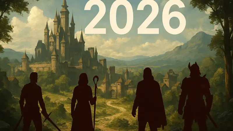 Иллюстрация к статье о новых RPG 2026 года, меняющих правила жанра