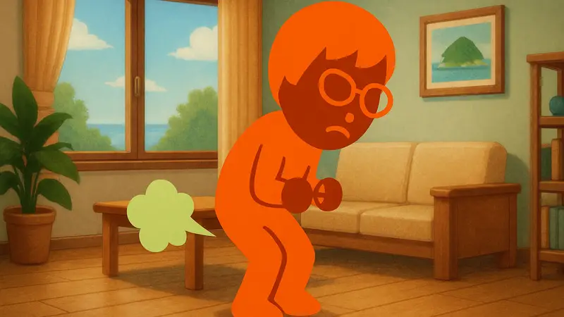 Персонаж Mii в игре Tomodachi Life с эффектом пука