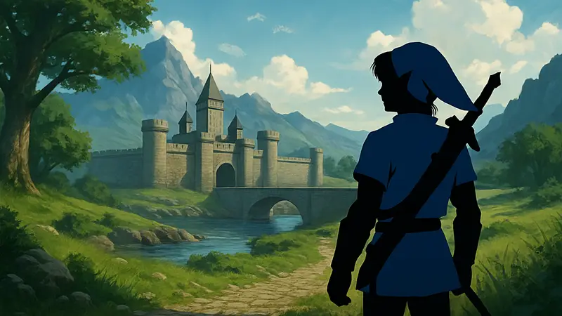 Изображение ремейка The Legend of Zelda Ocarina of Time с обновлённой графикой и Линком