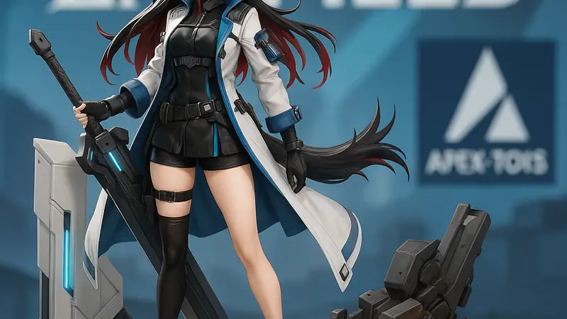Статуэтка Чэнь Цяньюй из игры Arknights: Endfield, выпущенная компанией Apex-Toys для коллекционеров.