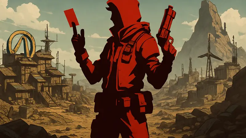 Персонаж C4SH из Borderlands 4, концепт-арт