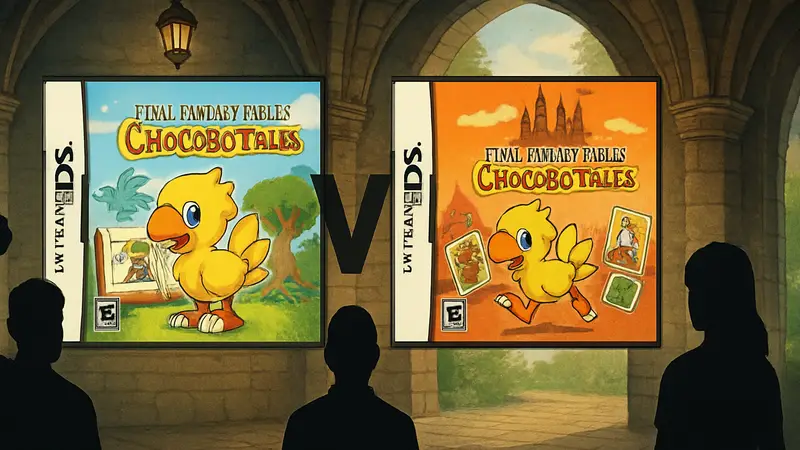 Сравнение обложек Final Fantasy Fables: Chocobo Tales в Box Art Brawl