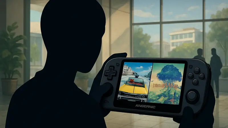 Anbernic RG Vita Pro запускает игры Crazy Taxi и Legend of Mana на портативной консоли