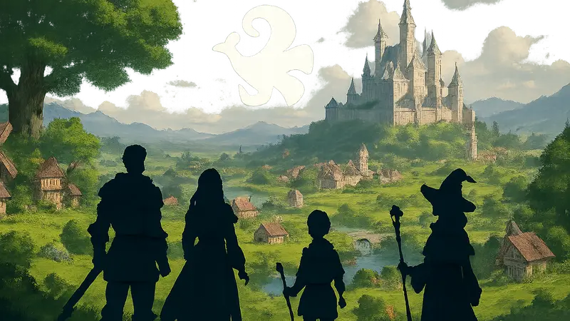 Логотип Mabinogi Mobile на фоне игрового мира, анонс запуска в Тайване, Гонконге и Макао.