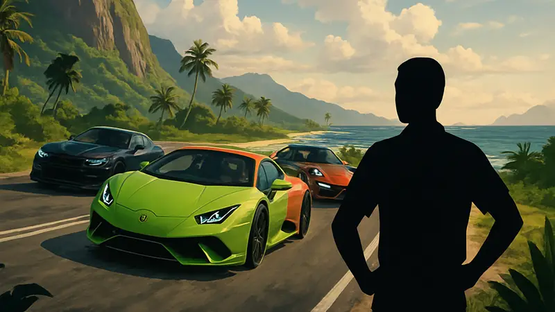 Автомобили в игре The Crew Motorfest, Гавайи, гонки.