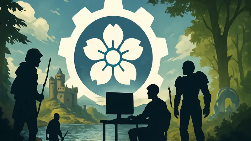 Логотип GGMods Spring Modathon. Игровые модификации.