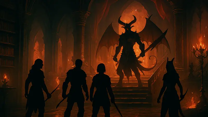 Скриншот квеста House of Hope в Baldur's Gate 3 с персонажами