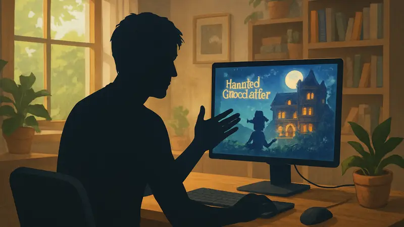 Эрик Барон (ConcernedApe) за работой над Haunted Chocolatier, опровергающий слухи о релизе.