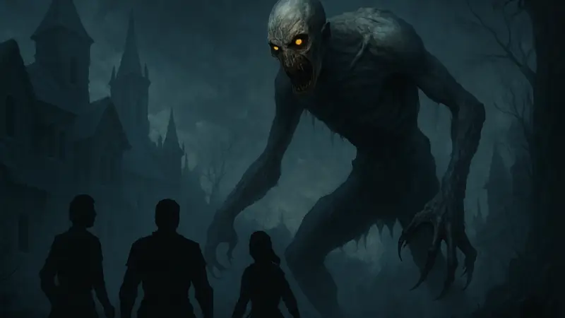 Изображение одного из жутких монстров Ravenloft, внушающего страх игрокам Dungeons & Dragons.