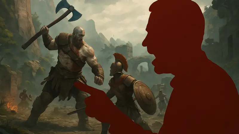 Дэвид Джаффе, создатель God of War, критикует игру Sons of Sparta на фоне геймплея.