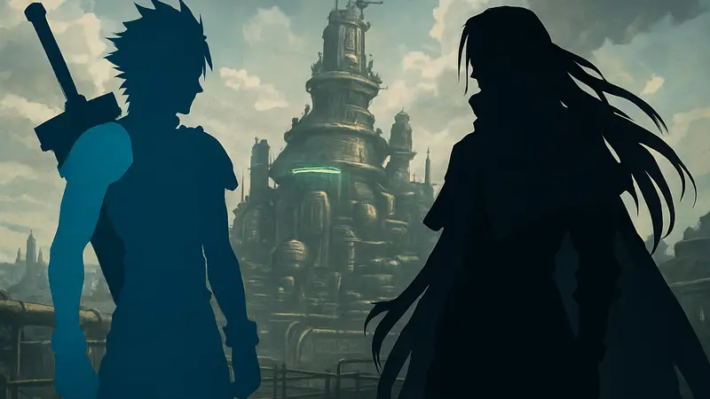 Зак Фэйр и Винсент Валентайн, персонажи Final Fantasy 7 Revelation