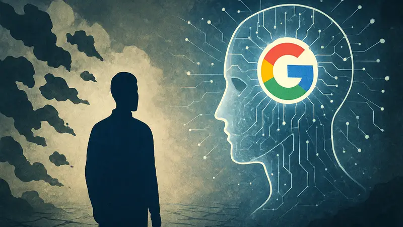 Абстрактное изображение искусственного интеллекта, символизирующее преодоление галлюцинаций в LLM.