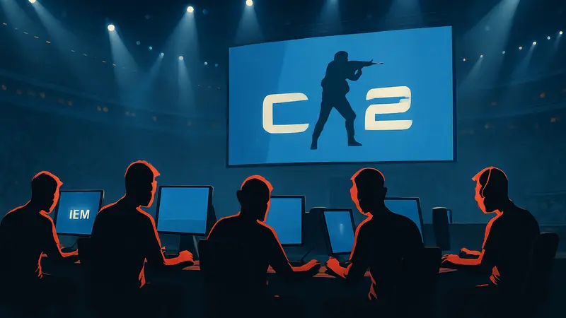 Команда SINNERS на киберспортивном турнире IEM Cologne, матч по CS2.