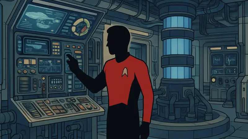 Концепт симулятора инженера Star Trek от Zachtronics
