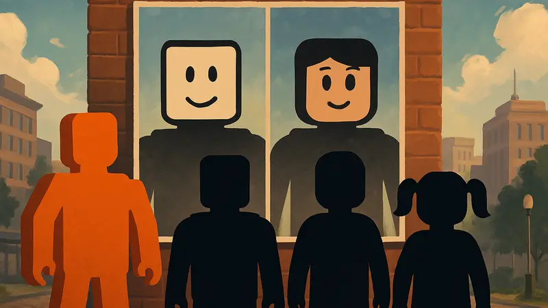 Изображение аватаров Roblox до и после спорных изменений лиц, вызвавших негодование сообщества.