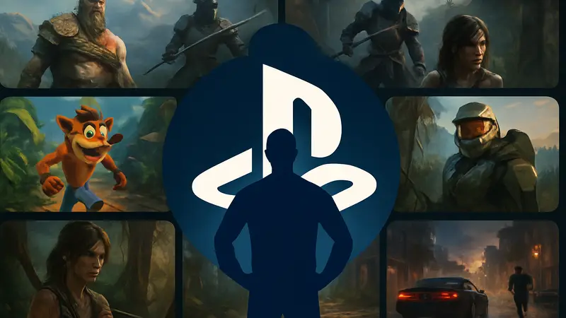 Логотип DualShockers на фоне скриншотов из классических и современных видеоигр