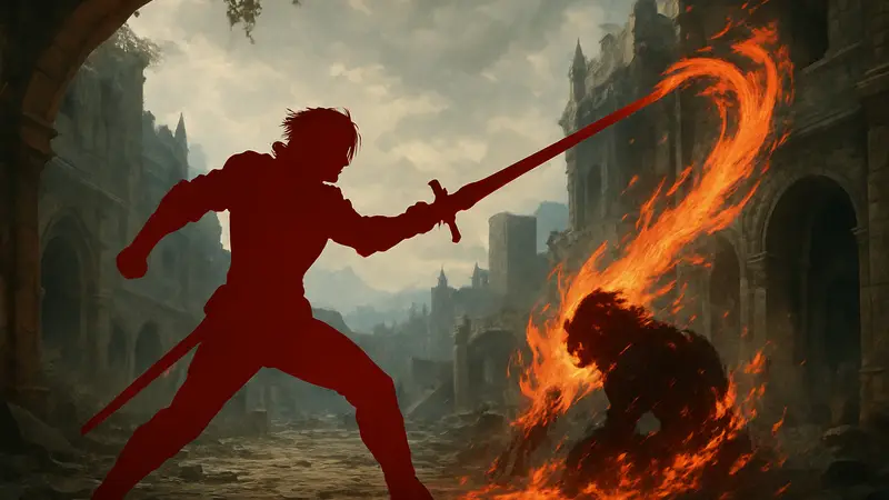 Герой Final Fantasy 16 Клайв сражается, демонстрируя спорный, но увлекательный геймплей.